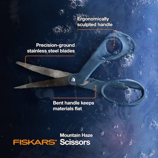 Fiskars® Explore 8" Mountain Haze Scissors